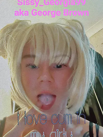 Exposed sissy fag Georgia Blows aka George Brown
