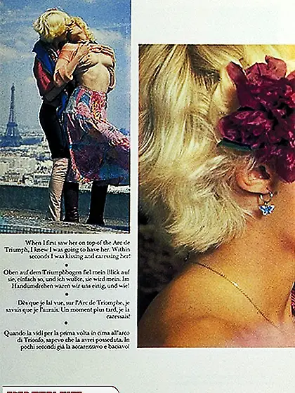 Blonde hottie steaming hot