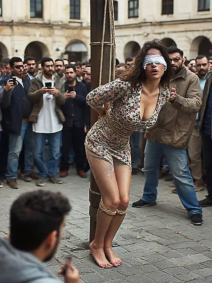 Prisoner of war being executed