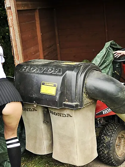 Braving cold weather horny