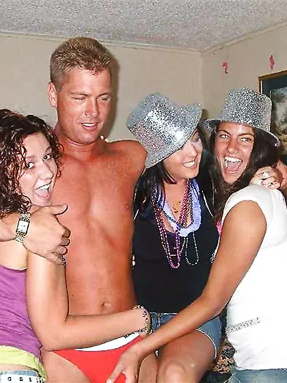 Women checking strangers hard-ons