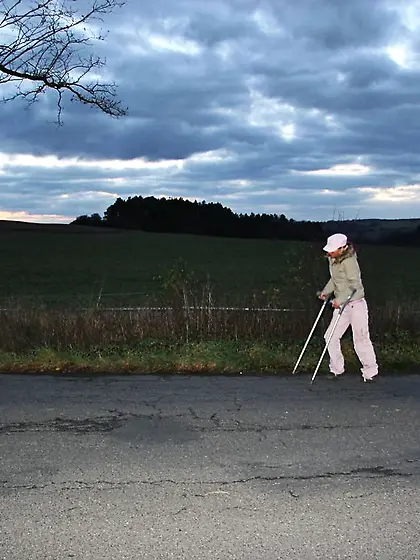 Senior blows sticky load