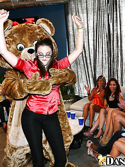 Interracial cfnm blowjob