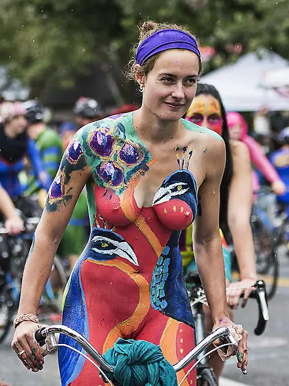 Bikes, Bodypaint and Public Nudity