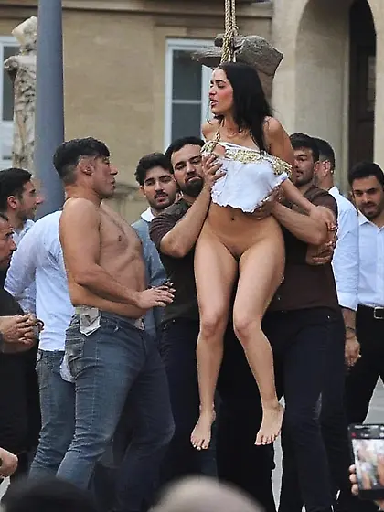 Prisoner of war being executed