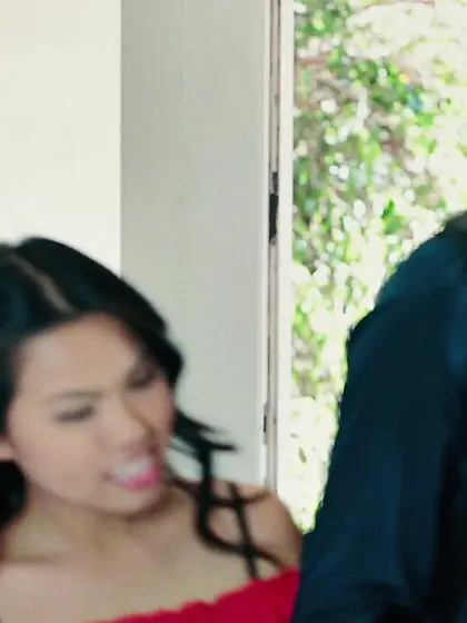 Horny brunette teaches teen daughter how...