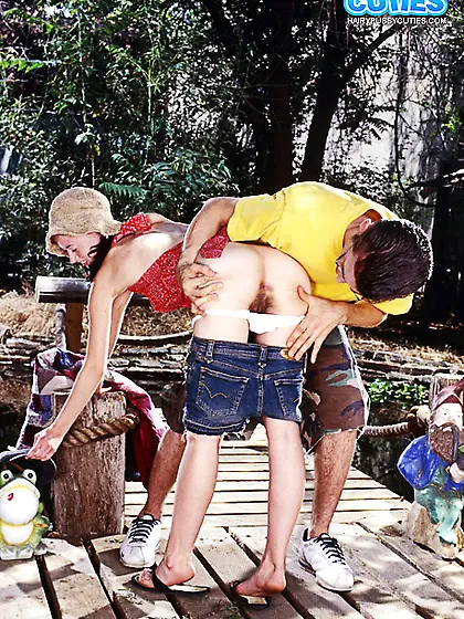 Small tits brunette lets