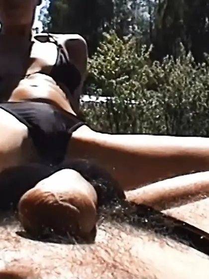 Girlfriend outdoor at datcha 2