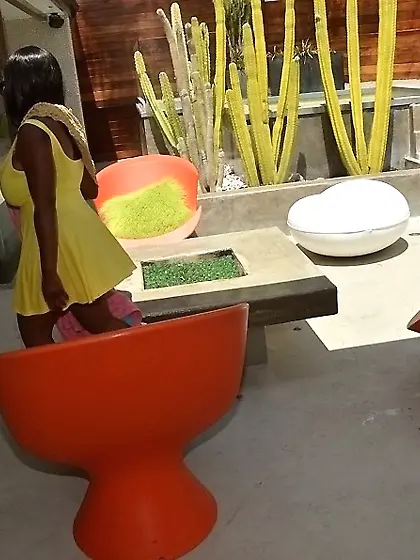 Fat ebony brunette gets her pussy plowed by a big white cock