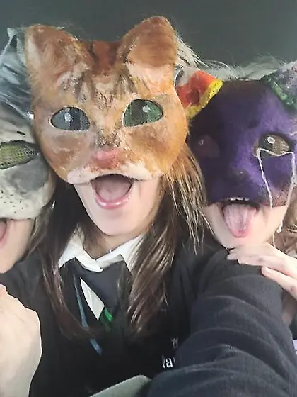 Hungry for their owners cock