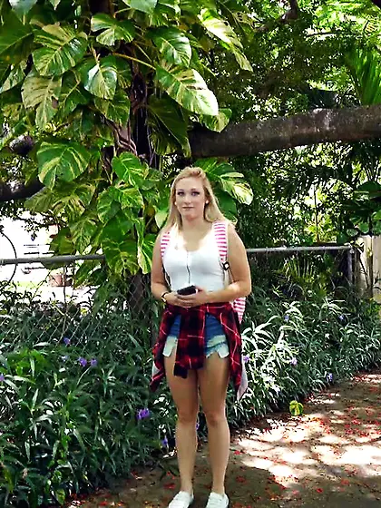 Hardcore blonde doggystyle