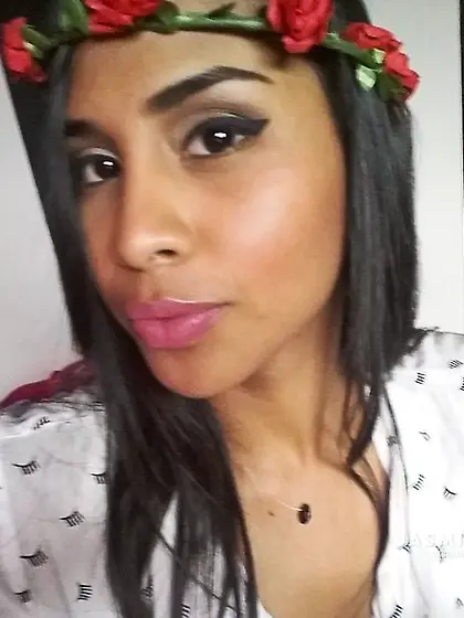 Latin dark eyes girl