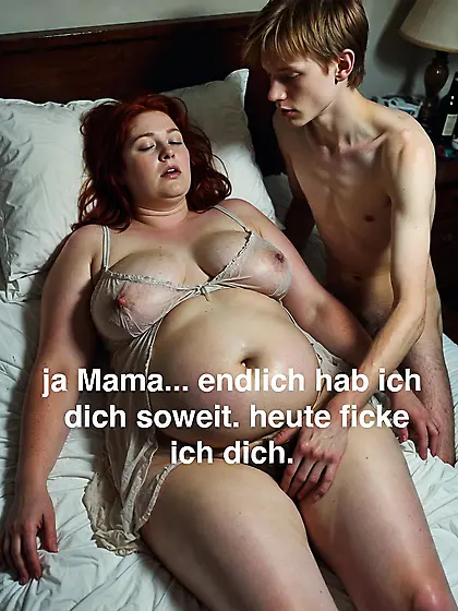 ai generated mom amd son incest captions - german