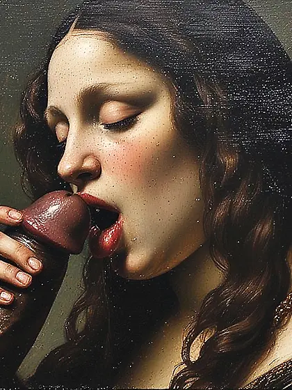 Nobildonna succhiando Cazzo - Tuscany school