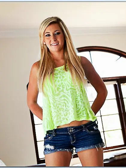 Stunning blonde girlfriend