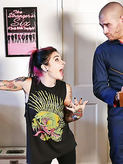 Tattoo piercing anal emo tit