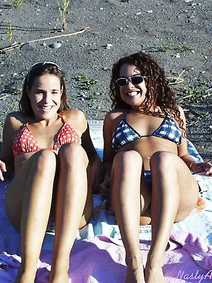 Girls beach hot snorkeler