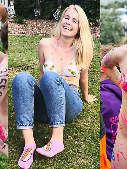 Bikes,  Bodypaint and Public Nudity