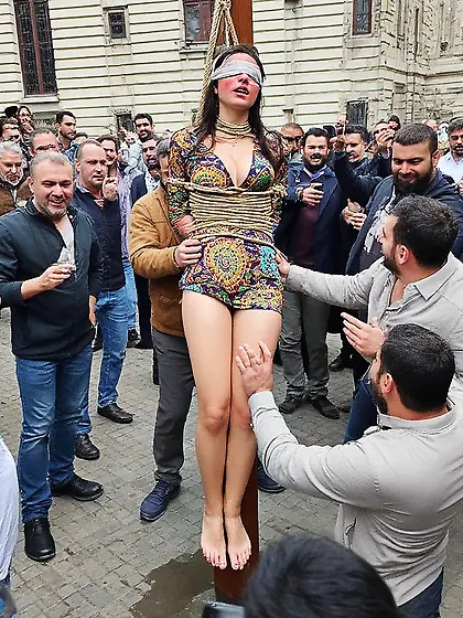 Prisoner of war being executed