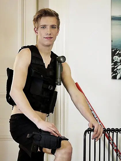 British uniform raw fuck