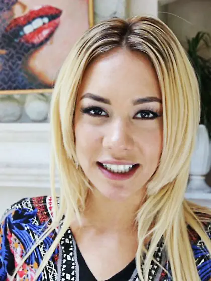 Latina darling Mila Castro is blonde and she is more than ready