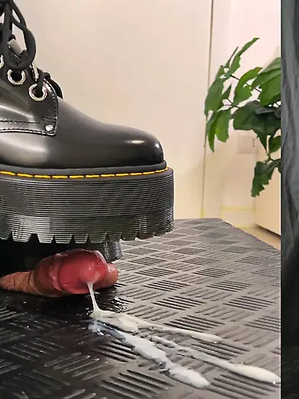 Your Cock vs My Dr.  Martens - Cock Balls Crush Trample