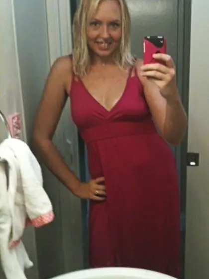 Blonde wife posing (some pregnant)