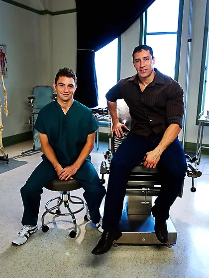 Kinky asian doctor assistant