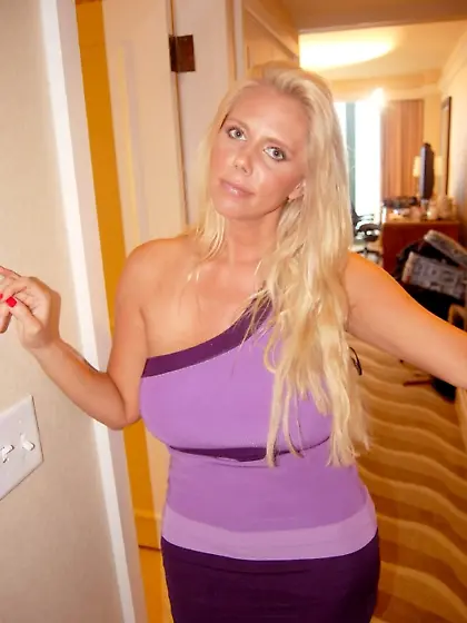 Busty milf purple violet