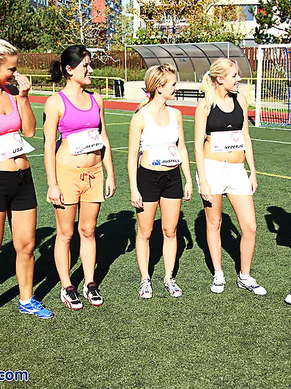 Horny trainer fucks cool