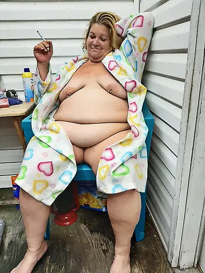 outside smoking and having some fun