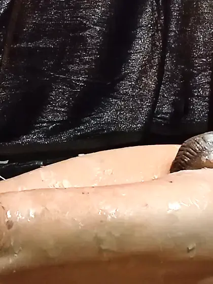 Wax is dripping from the laundry hanger.