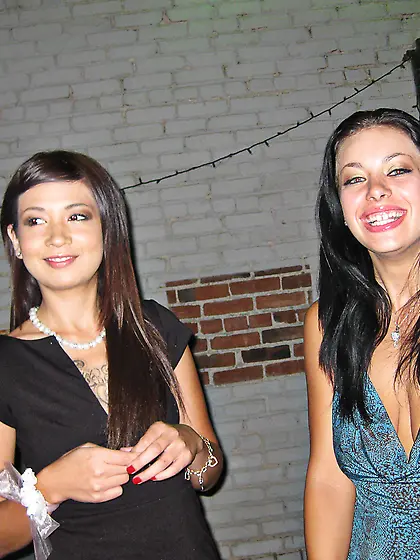 Restrained clothespins abused stud