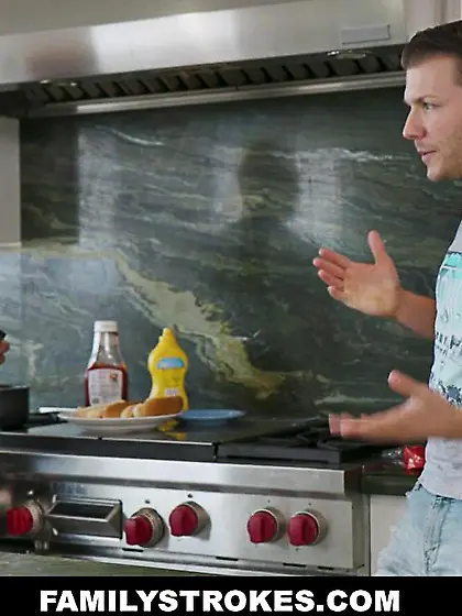 Cute long-haired foxie shows