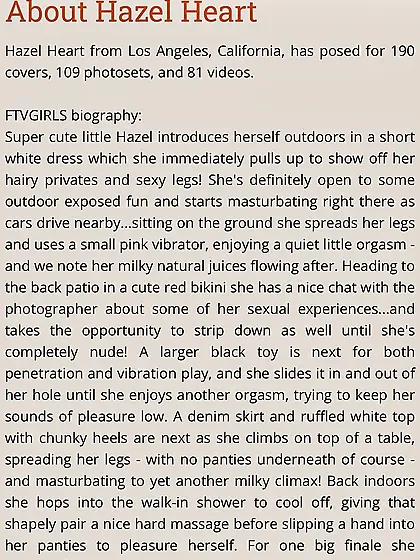 The best of Hazel Heart