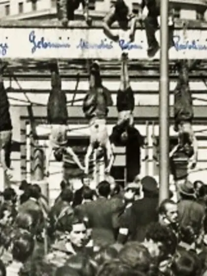 Mussolini's Mistress Hung up