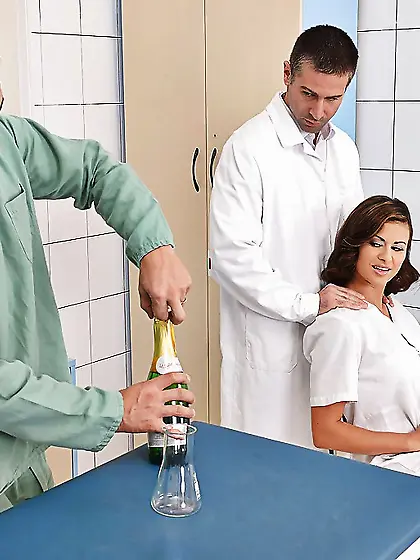 Czech uniform hardcore blowjob