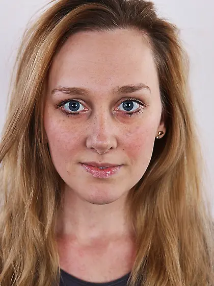 Young pretty gold blonde