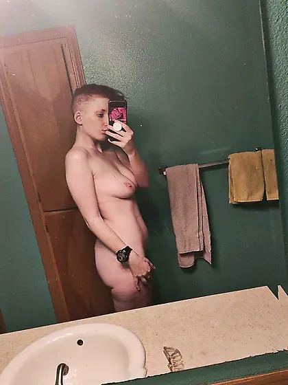 Busted whore shows her saggy tits and dumpy ass