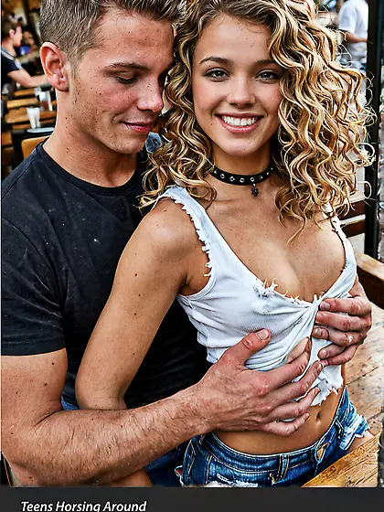 Teens Horsing Around [AI]