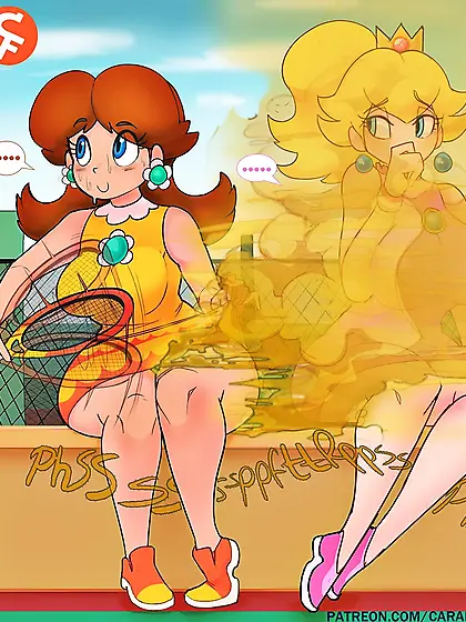 Princess Daisy Farting and Pooping