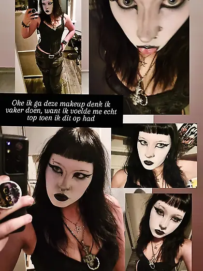 Dutch Goth Girl with great tits