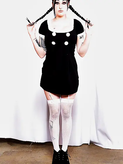 Emo stockings masturbation