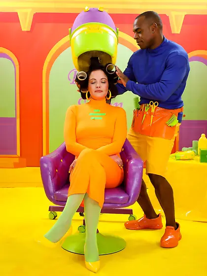 Dolly Diore sucks big black cock before getting laid