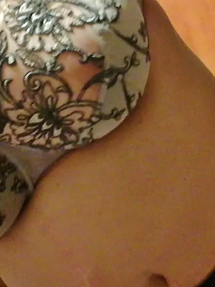 wife tits in bra