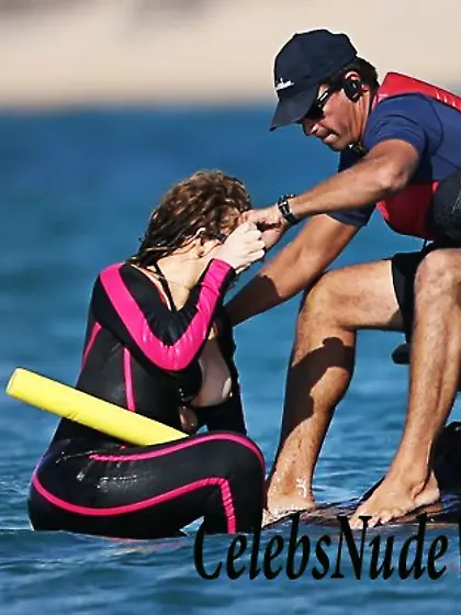 Mariah Carey Nipple Slip While In Italy