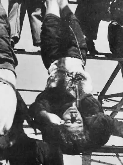 Mussolini's Mistress Hung up