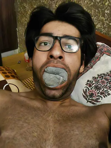 Desi India sub stuff gagged asian