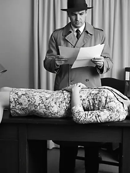 Film Noir Crime Scene