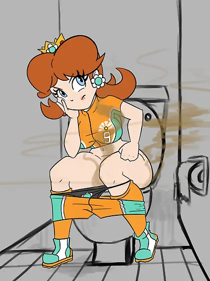 Princess Daisy Farting and Pooping